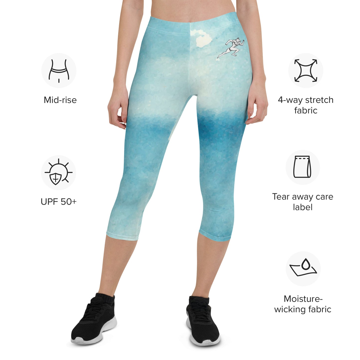 FitFox Mystic Fog Capri Leggings