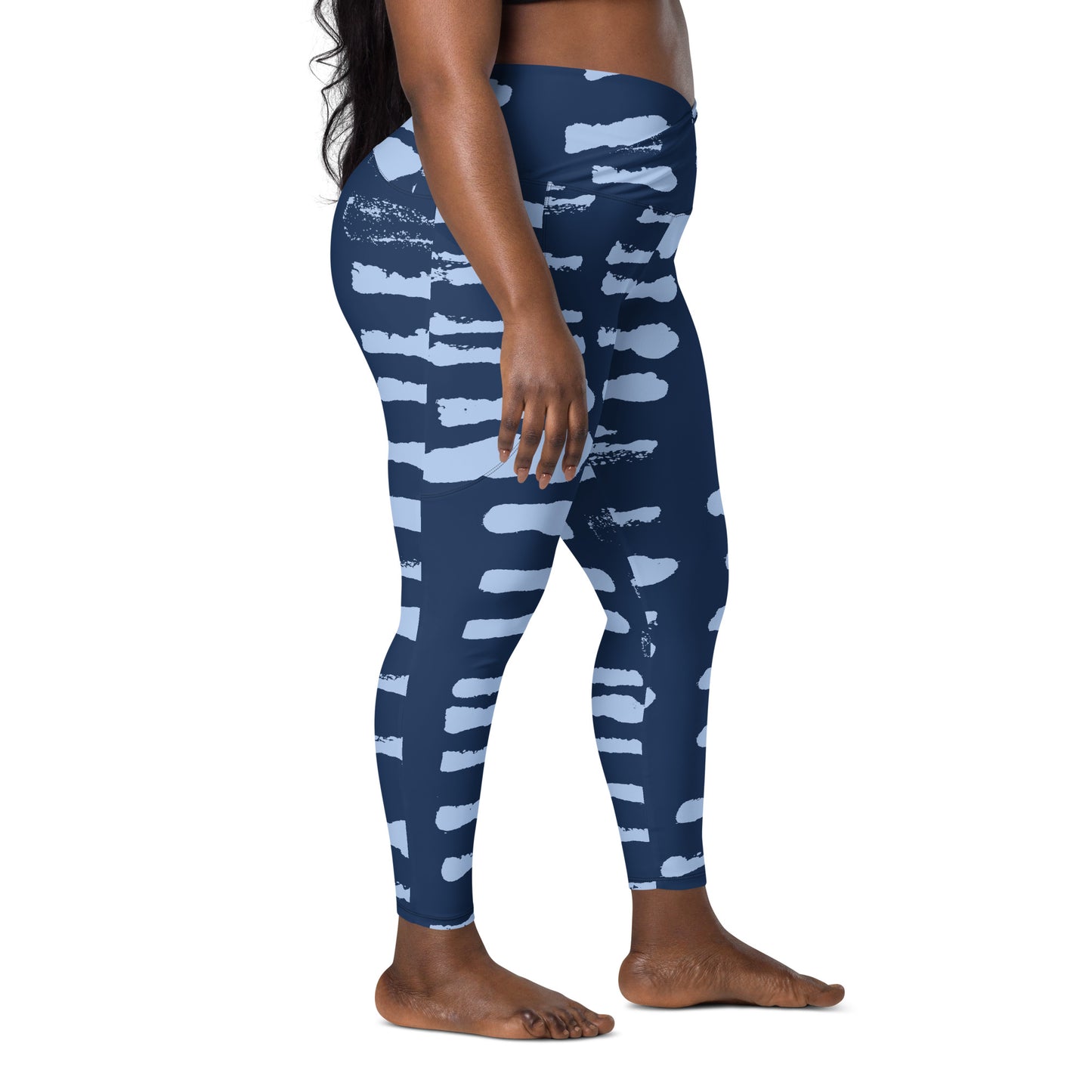 FitFox Crossover leggings with pockets