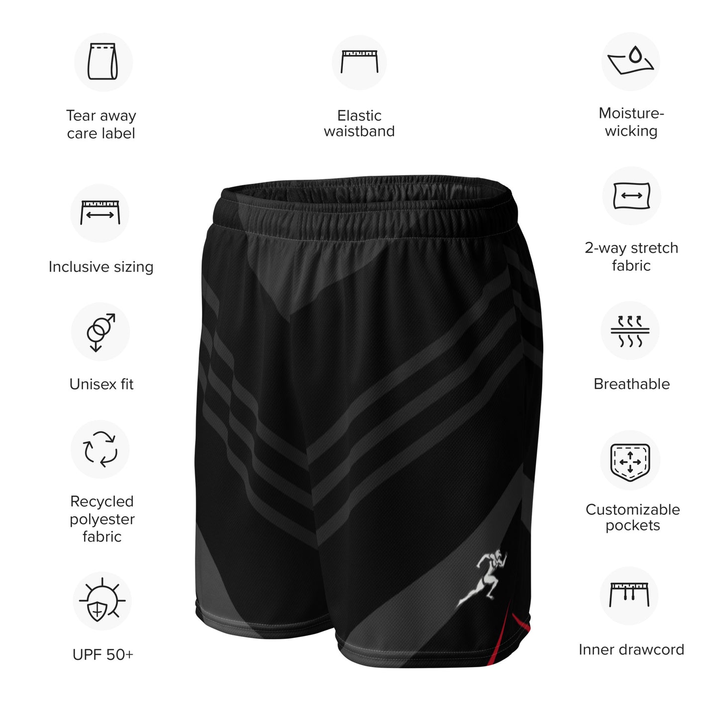 FitFox Unisex mesh shorts