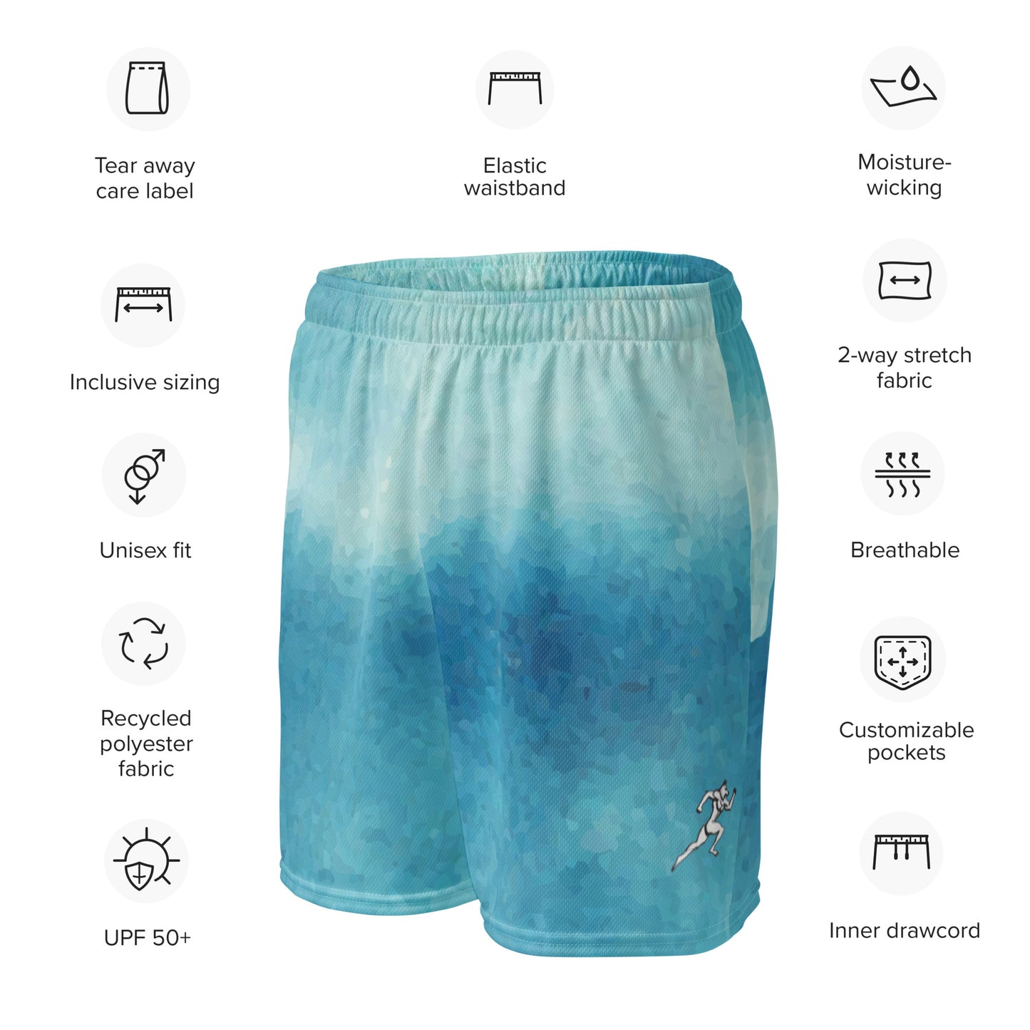 FitFox Unisex mesh shorts