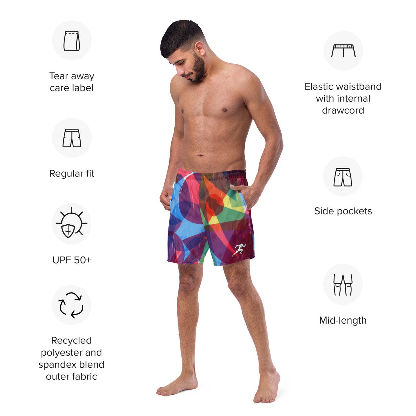 FitFox Men's swim trunks