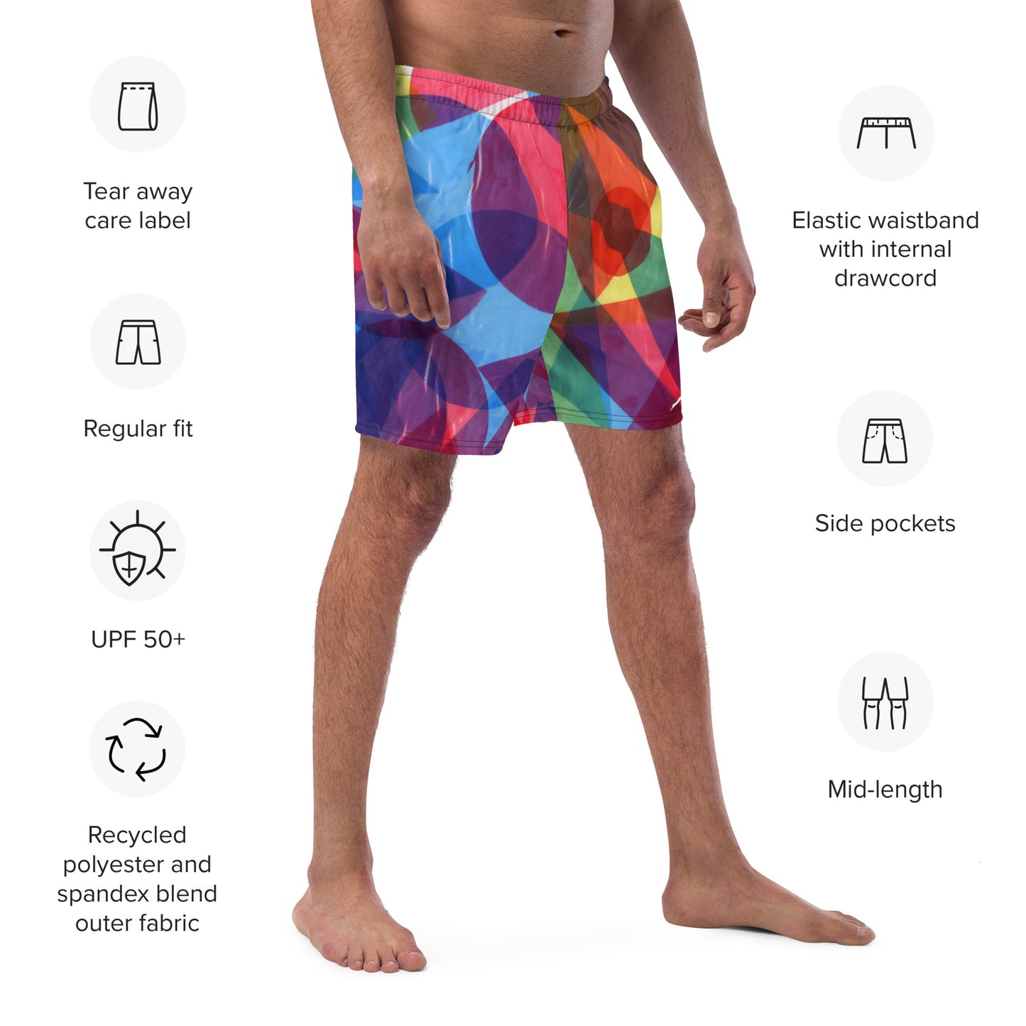 FitFox Men's swim trunks