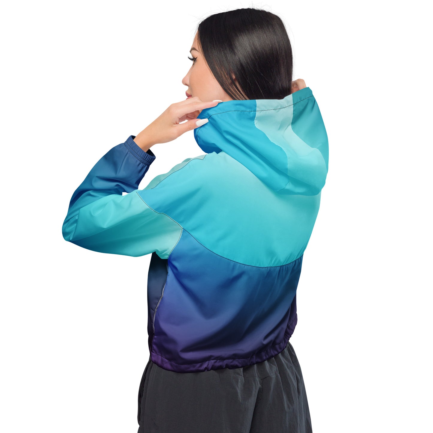 FitFox Women’s cropped windbreaker