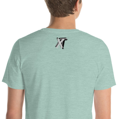 Reviax Training wake ya ass up black letters Short-sleeve unisex t-shirt